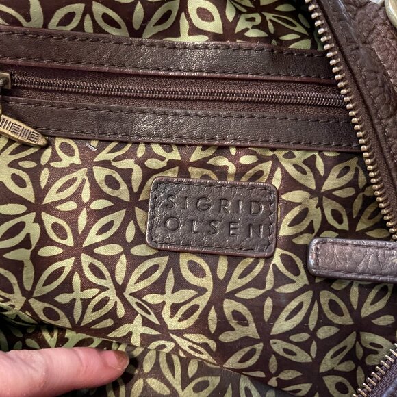 Sigrid olsen dark brown hobo bag - Picture 5 of 6